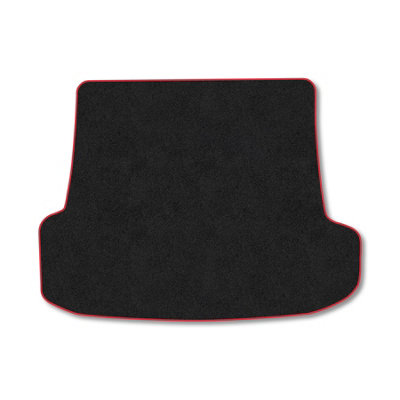 Car Mat Co Carpet Boot Liner Compatible With Saab 93 (2003-2011) (Estate) Red Trim Carpet Tailored Fit 550Gsm Protector Boot Mat Anti-Slip from B&Q