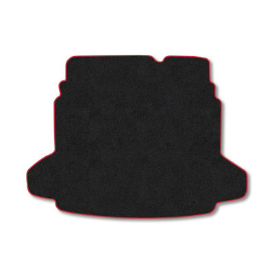 Car Mat Co Carpet Boot Liner Compatible With Saab 93 (2003-2011) (Saloon) Red Trim Carpet Tailored Fit 550Gsm Protector Boot Mat Anti-Slip from B&Q
