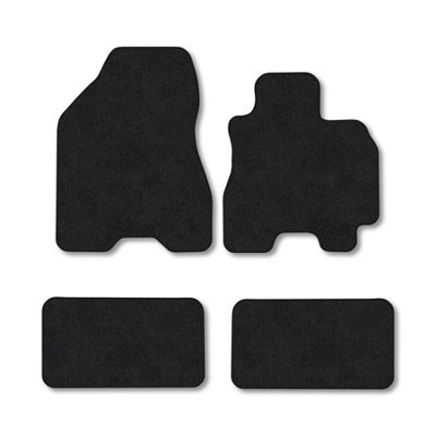 Car Mat Co Hyundai Tucson 2004-2009 Car Mats Black Carpet Tailored  Easy Clean Clips from B&Q