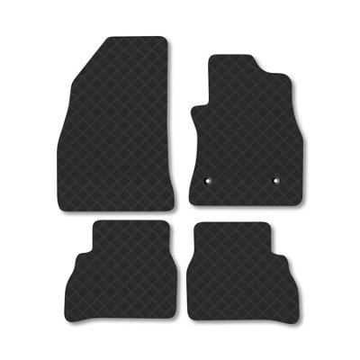 Car Mat Co Fiat Doblo Floor Mats For 2010+ Combi Van Heavy Duty Tailored Rubber Mats from B&Q