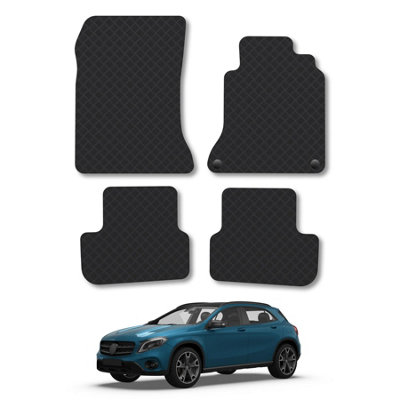Car Mat Co Mercedes Gla (2014-2020) (X156) Rubber Car Mats Heavy-Duty Tailored Fit from B&Q