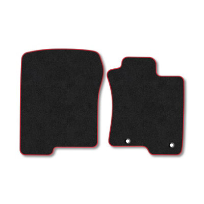 Car Mat Co Toyota Land Cruiser 2021+ Car Mats Red Trim Carpet Tailored  Easy Clean Clips from B&Q
