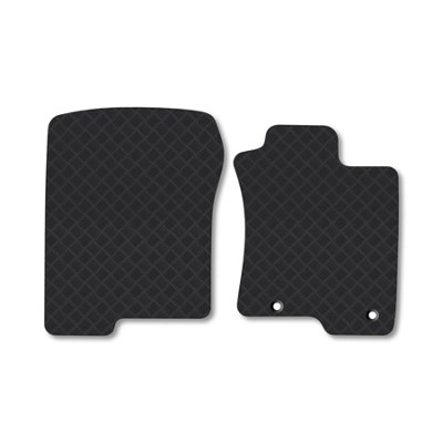 Car Mat Co Toyota Land Cruiser (2021+) Rubber Car Mats Heavy-Duty Tailored Fit With Clips from B&Q