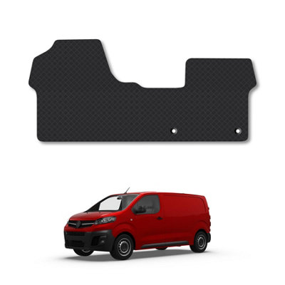 Car Mat Co Floor Mats For Vauxhall Vivaro (2019+) Rubber Tailored Fit Van Mat Accessory from B&Q