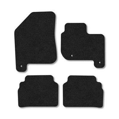 Car Mat Co Kia Soul (2016-2019) Ev Car Mats Black Carpet Tailored Fit Easy Clean With Clips from B&Q