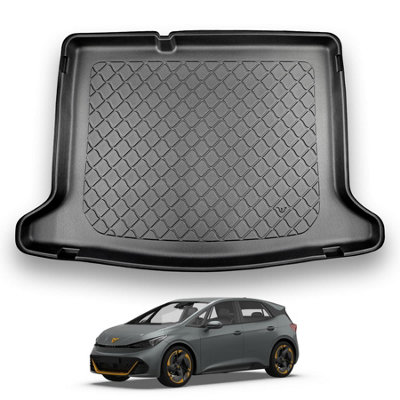 B&Q -  Cupra Born (2021+) Boot Liner (Lower Boot Position) Premium Tailored Boot Mat Protector Waterproof Custom Accessory