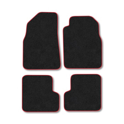 Car Mat Co Mg 3 (2011+) Car Mats Red Trim Carpet Tailored Fit Easy Clean from B&Q