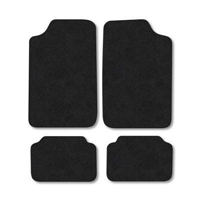 B&Q -  Peugeot 309 (1985-1994) Car Mats Black Carpet Tailored Fit Easy Clean
