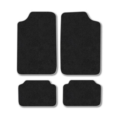 B&Q -  Peugeot 309 1985-1994 Car Mats Grey Trim Carpet Tailored  Easy Clean Clips