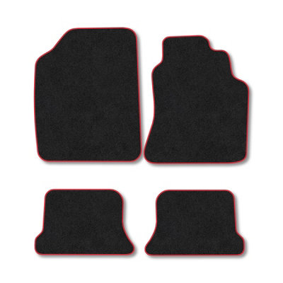 Car Mat Co Vw Carrado 1988-1995 Car Mats Red Trim Carpet Tailored Fit Easy Clean from B&Q