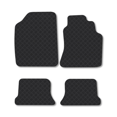 Car Mat Co Vw Carrado (1988-1995) Rubber Car Mats Heavy-Duty Tailored Fit from B&Q