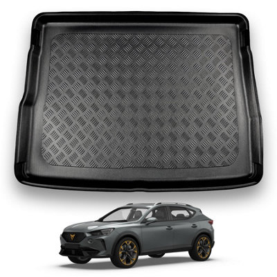 Nomad Cupra Formentor (2020+) Boot Liner (Upper Boot Position) Tailored Boot Protector Waterproof Raised Edges Accessory from B&Q