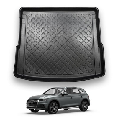 Nomad Audi Q5 (2017+) Boot Liner (Not For Tsfi / Phev) Premium Tailored Boot Mat Protector Waterproof Raised Edges Accessory from B&Q
