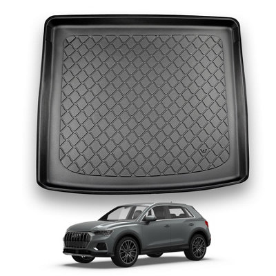 Nomad Audi Q3 (2018+) Boot Liner (Upper Boot Position) Premium Tailored Boot Mat Protector Waterproof Raised Edges Accessory from B&Q
