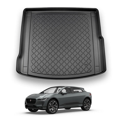 Nomad Jaguar I-Pace (2018+) Boot Liner Premium Tailored Fit Boot Mat Protector Easy Install Thermoplastic Waterproof Raised Edges from B&Q