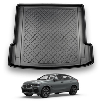 Nomad Bmw X6 (2019+) Boot Liner (Upper Boot Position) Premium Tailored Boot Mat Protector Waterproof Raised Edges Accessory from B&Q