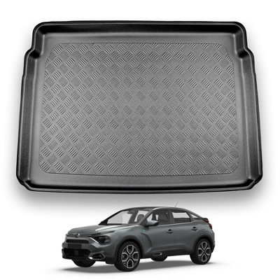 B&Q -  Citroen E-C4 (2020+) Boot Liner (Upper Boot Position) Tailored Boot Protector Waterproof Raised Edges Custom Fit Accessory