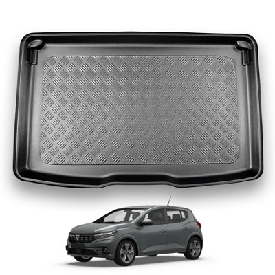 Nomad Dacia Sandero (2021+) Boot Liner (Upper Boot Position) Tailored Boot Protector Waterproof Raised Edges Custom Fit Accessory from B&Q