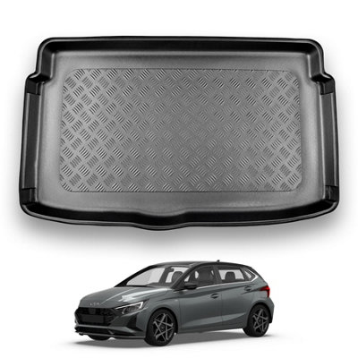 Nomad Hyundai I20 (2020+) Boot Liner (Non-Adjustable Boot Floor) Tailored Boot Mat Protector Waterproof Raised Edges Accessory from B&Q