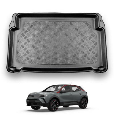Nomad Vauxhall Mokka (2021+) Boot Liner (Lower Boot Position) Tailored Boot Protector Waterproof Raised Edges Accessory from B&Q