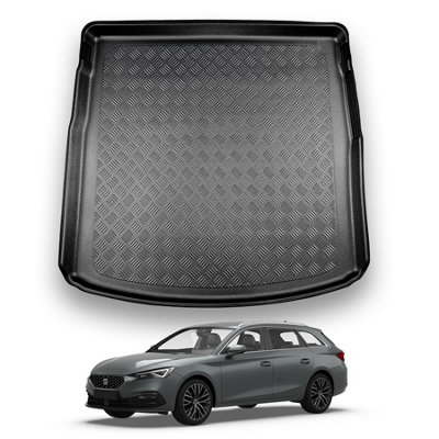 Nomad Seat Leon (2020+) (Hatchback) Boot Liner (Upper Boot Position) Tailored Boot Mat Protector Waterproof Accessory from B&Q