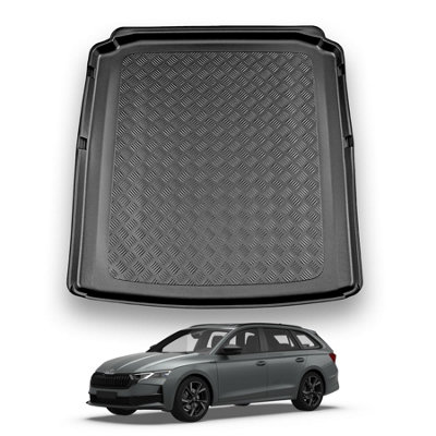 Nomad Skoda Octavia (2020+) (Estate) Boot Liner (Not For Hybrid Models) Tailored Boot Mat Protector Waterproof Accessory from B&Q