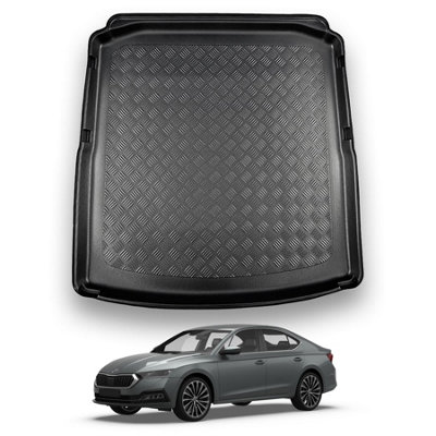 Nomad Skoda Octavia (2020+) (Hatchback) Boot Liner Tailored Boot Protector Waterproof Raised Edges Accessory Dog Pet Friendly from B&Q