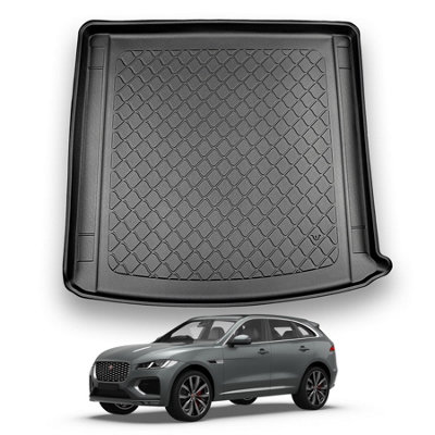 Nomad Jaguar F-Pace (2020+) Boot Liner (Not For Phev Models) Premium Tailored Boot Mat Protector Thermoplastic Waterproof from B&Q