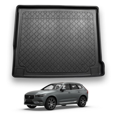 Nomad Volvo Xc60 (2017+) Boot Liner (Suitable For Hybrid Models) Premium Tailored Boot Mat Protector Waterproof Accessory