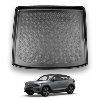 Nomad Volvo C40 (2021+) (Recharge) Boot Liner Tailored Fit Boot Mat Protector Waterproof Raised Edges Easy Install All-Weather from B&Q