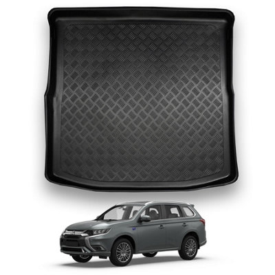 Nomad Mitsubishi Outlander Phev (2013+) Boot Liner (Fits 7 Seats Model With 3Rd Row Folded) Tailored Fit Boot Mat Protector from B&Q