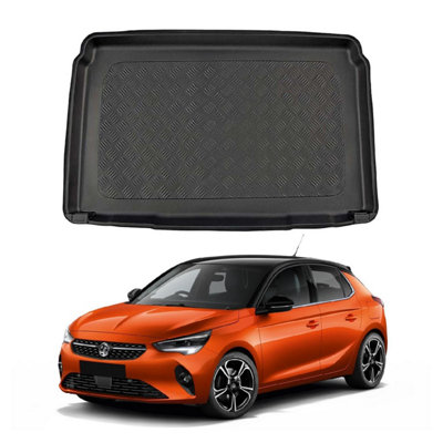 Nomad Vauxhall Corsa-E (2020+) Boot Liner Tailored Boot Mat Protector Waterproof Raised Edges Accessory Easy Install All-Weather from B&Q