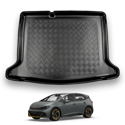 Nomad Cupra Born (2021+) Boot Liner (Non-Adjustable Boot Floor) Tailored Boot Protector Waterproof Raised Edges Accessory