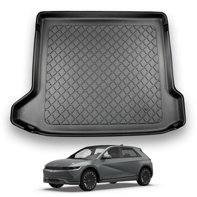 Nomad Hyundai Ioniq 5 (2021+) Boot Liner Premium Tailored Boot Mat Protector Easy Install Thermoplastic Waterproof Raised Edges from B&Q