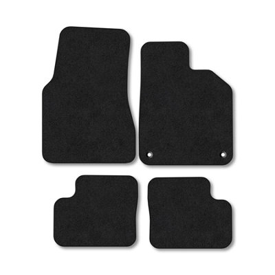 Car Mat Co Renault Twingo (2014+) Car Mats Black Carpet Tailored Fit Easy Clean With Clips from B&Q