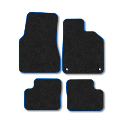 Car Mat Co Renault Twingo 2014+ Car Mats Blue Trim Carpet Tailored  Easy Clean Clips from B&Q