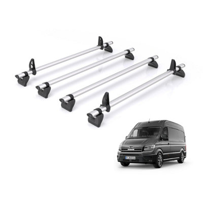 B&Q -  Roof Rack For Man Tge (2017+) 4X Aluminium Roof BarsKammbar ProVc4Pr