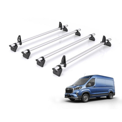 B&Q - Vd  Kammbar Pro 4 Bars Roof Rack For The Maxus Deliver 9 2020+ Only Suitable For Long (L3) Wheelbase Models