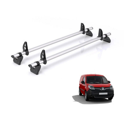 B&Q -  Roof Rack For Renault Kangoo (2008-2021) 2X Aluminium Roof BarsKammbar ProP2Pr