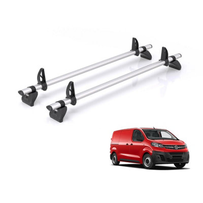 B&Q -  Roof Rack For Vauxhall Vivaro (2019+) 2X Aluminium Roof BarsKammbar ProJc2Pr Vauxhall Vivaro 2019+