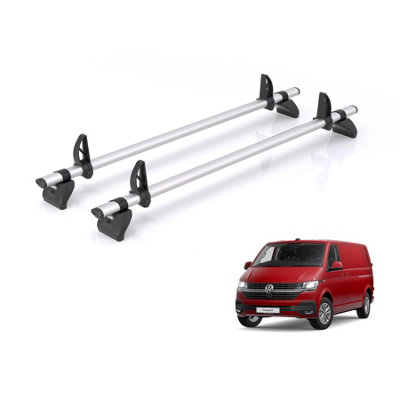 Rhino Roof Rack For Vw Transporter (2003-2023) 2X Aluminium Roof BarsKammbar ProT52Pr Suitable For T5/t6 Models from B&Q