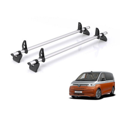 B&Q -  Roof Rack For Vw Transporter Multivan (2022+) 2X Aluminium Roof BarsKammbar ProMv2Pr Suitable For T7 Models