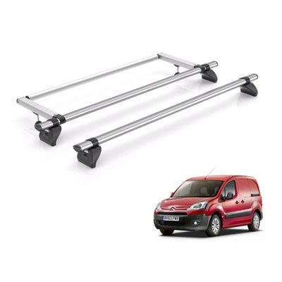 B&Q - Citroen Berlingo Roof Rack Fits 2008-2018 L1 With Barn Doors 2X Bars  Fleet