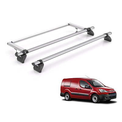 B&Q - Citroen Berlingo Roof Rack Fits 2008-2018 L2 With Barn Doors 2X Bars  Fleet