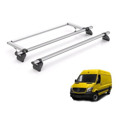 B&Q - Vd  Kammbar Fleet 2 Bar And Rr Roller Bundle For Mercedes Sprinter (2006-2018) High Roof Only Fits High Roof Models