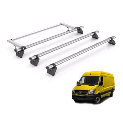 B&Q - Vd  Kammbar Fleet 3 Bar And Rr Roller Bundle For Mercedes Sprinter (2006-2018) High Roof Only Fits High Roof Models