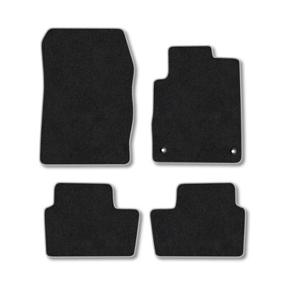 Car Mat Co Nissan Juke (2019+) Car Mats Grey Trim Carpet Tailored Fit Easy Clean With Clips from B&Q