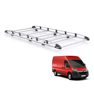 B&Q - Citroen Relay Roof Rack For 2006+ (L2H2)  Aluminum Kammrack Only For L2 Wheelbase With H2 Roof Height
