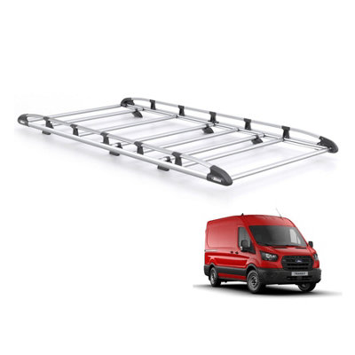 B&Q - Ford Transit Roof Rack For 2014+ (L2H2) Aluminium  Kammrack Only For Medium (L2) Wheelbase With Medium (H2) Roof