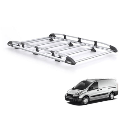 B&Q - Peugeot Expert Roof Rack For 2007-2016 L1H1 Models  Kammrack Only For L1 Wheelbase With H1 Roof And Barn Doors